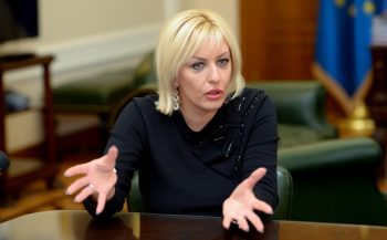 Ministar za evropske integracije Jadranka Joksimović veruje da je realna procena da Srbija i Crna Gora postanu članice EU 2025.godine FOTO: Tanja Valič